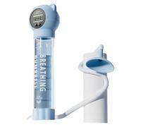Breath Trainer Ajustable Dispositif d'Exercice Pulmonaire pour Adultes Hommes Athlètes Gym à Domicile Voyage