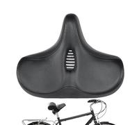 Breathable Bike Saddle Waterproof Bicycle Seat - Ergonomic Cushioned PU Leather Saddle | Comfortable Replacement Seat for Mountain Road Touring Bikes | Universal Bike and Scooter for Men Women