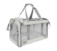 Breathable Cat Carrier, Travel Pet Tote, 20 Lbs Capacity with Ventilated Mesh Panel System, Compact Pet Transport with Lightweight Design, Secure Comfort Enclosure Layer, Cat Carrier for Travel Use