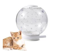 Breathable Cat Muzzle - Shielding Air Cap Aggressive Behavior Veil Hostility Dampening Shroud, Temperament Control Shell Bite Blocking Gear Transparent Calmer | Visual Access Muzzle for Shaving Cats