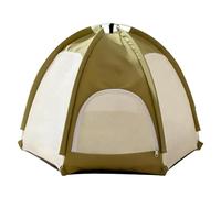 Breathable Cat Tent - Foldable Mesh House, 55x45cm Kitten Cave for Resting, Cat House Tool, Zippered Door Piece with Instant Frame System, Patio Balcony Tool for Sheltering Lounging and Napping