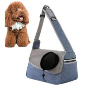 Breathable Dog Carry Sling, Shoulder Pet Carrier with Storage Pocket, Small Dog Carrier for Cats and Puppies, Comfortable Sling for Pet Travel, Walking, and Outdoor Adventures