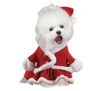 Breathable Dog Christmas Outfit, Cute Christmas Outfit for Dogs, Santa Puppy Christmas Outfit, Festive Small Dog Clothes for Small to Medium Dogs, Holiday Pet Costume Parties