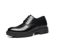 Breathable Driving Shoes Men's Dress Shoes Comfortable Commuter Office Walking Shoes with Non-Slip Rubber Sole for Driving and Walking in Business, Party, Augmenter la Hauteur de 8 cm, EU 41
