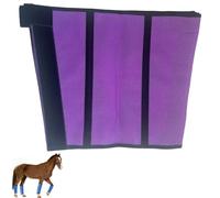 Breathable Mesh Horse Flyproof Leggings, Loose Fitting Horse Fly Leggings Breathable Set of 4, Tear Resistant Fine Mesh Leg Guards, for Adjustable and Universal (Purple)