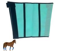 Breathable Mesh Horse Flyproof Leggings, Loose Fitting Horse Fly Leggings Breathable Set of 4, Tear Resistant Fine Mesh Leg Guards, for Adjustable and Universal (Green)