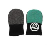 Breathable Silver Fiber Thumb Sleeves for Mobile Games(Green) | Silver fiber material, high sensitivity touch, anti-sweat wicking, smooth pour glide, mobile gaming