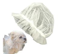 Breathable Small Dog Muzzle, Mesh Head Mouth Cover, 20g Soft Pet with Adjustable Strap for Secure Fit Training Equipment for Outdoor Walking Park Travel Camping Hiking Vacation Shopping