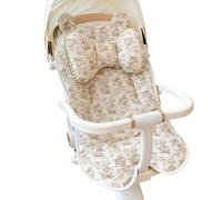 Breathable Stroller Liner - Reversible Soft Cushion, Padding for All Season Comfort Cooling Fabric Design for Heat Relief and Warm Insulation Washable Material for Cleaning Travel Friendly 3.94 inches