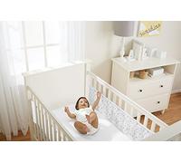 BreathableBaby Tour de lit double face Doublure en maille (Twinkle étoiles)