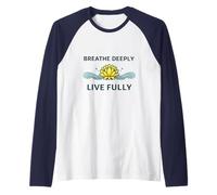 « Breathe Deeply Live Fully » - Mantra Yoga Yogis Mindfulness Manche Raglan