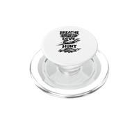 Breathe Dive Hunt Spearo Freedive Underwater Hunter Diver PopSockets PopGrip pour MagSafe