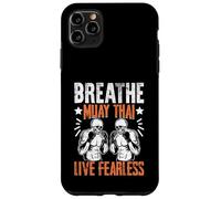 Breathe Muay Thai Live Fearless Muay Thai Coque pour iPhone 11 Pro Max