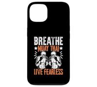 Breathe Muay Thai Live Fearless Muay Thai Coque pour iPhone 13
