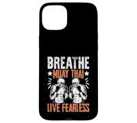 Breathe Muay Thai Live Fearless Muay Thai Coque pour iPhone 15 Plus