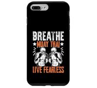 Breathe Muay Thai Live Fearless Muay Thai Coque pour iPhone 7 Plus/8 Plus