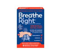Breathe Right Bandelettes Nasales Original Extra-Fort x8