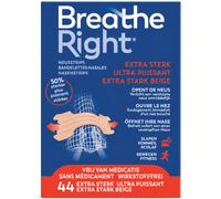 Breathe Right Bandelettes Nasales Ultra Puissant Beige 44 Pièces