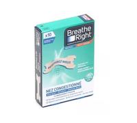 Breathe Right Bandes Nasales Mentholées 10 unités