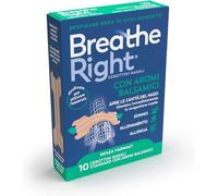 Breathe Right Cerotti Nasali con Aromi Balsamici Misura Standard, 10 cerotti