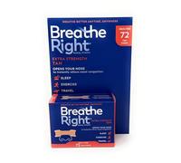 Breathe Right Extra Bandes nasales de force, 72 bandes