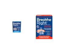 Breathe Right Original - Bandelette nasale - Taille Large, 10 Pièces + Breathe Right Original Extra-Fort, 8 Pièces - Rhume, allergies, sport : vous aide à mieux respirer - Bandelettes couleur peau