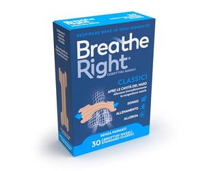 Breathe Right Original Cerotti Nasali Classici Standard, 30 Pezzi