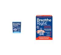 Breathe Right Sensitive - Bandelette nasale - Taille M/S, 10 Pièces + Breathe Right Original Extra-Fort, 8 Pièces - Rhume, allergies, sport : vous aide à mieux respirer - Bandelettes couleur peau