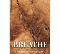 BREATHE: Wood Edition - Oversized Decorative Coffee Table Book, A Rustic Wood-Grain Accent for Modern Home Décor, Beautiful Shelf Display Piece, 400 Numbered Dot-Grid Pages