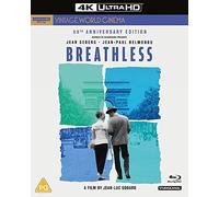 Breathless (À bout de souffle) – Blu-ray – Édition 60e anniversaire (2021) – Import (Studiocanal)