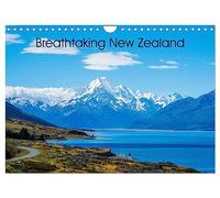Breathtaking New Zealand (Wall Calendar 2026 DIN A4 landscape), CALVENDO 12 Month Wall Calendar: Experience gorgeous landscapes of New Zealand's South Island
