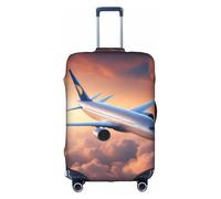 BREAUX Beautiful Sky Housse de protection pour valise à roulettes Motif double face unique Blanc Taille S, blanc, S
