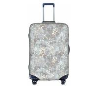 BREAUX Blue Grace Flora Housse de protection pour bagage Motif floral, blanc, S