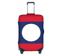 BREAUX Housse de protection à fermeture éclair avec motif drapeau du Laos, blanc, X-Large