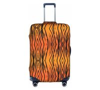 BREAUX Housse de protection à rayures Tigre pour bagage, valise de voyage, blanc, L