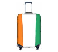 BREAUX Housse de protection pour bagages avec fermeture éclair Motif drapeau de la Côte d'Ivoire, blanc, Large