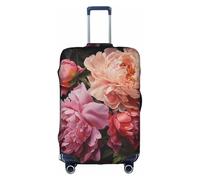 BREAUX Housse de protection pour valise de jardin Motif pivoine, blanc, Small