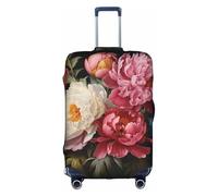 BREAUX Housse de protection pour valise de jardin Motif pivoine, blanc, X-Large