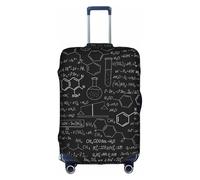 BREAUX Housses de protection pour bagages avec fermeture éclair - Motif abstrait - Science chimie, blanc, Large