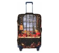 BREAUX Housses de protection pour bagages avec fermeture éclair Motif Merry Christmas Day, blanc, Medium