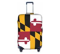 BREAUX Maryland State Flag Print Bagages Cover Bagages Cover Case Protective Cover Trolley Travel Case Protective Cover, blanc, S