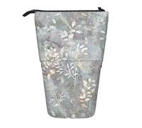 BREAUX Organiseur vertical imprimé aux couleurs vives, sac de rangement portable, sac de maquillage zippé, cadeau de vacances, Blue Grace Flora, Taille unique, Multifonctionnel