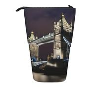 BREAUX Organiseur vertical imprimé Saint Valentin, sac de rangement portable, sac de maquillage zippé, cadeau de vacances, Tower Bridge à Londres1, Taille unique, Multifonctionnel