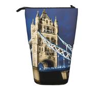 BREAUX Organiseur vertical imprimé Saint Valentin, sac de rangement portable, sac de maquillage zippé, cadeau de vacances, Tower Bridge à Londres2, Taille unique, Multifonctionnel