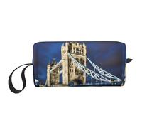 BREAUX Tower Bridge In London Trousse à cosmétiques portable imprimée avec fermeture éclair Sac de voyage Sac de rangement quotidien, Tower Bridge In London2, taille unique, Tower Bridge à Londres2,