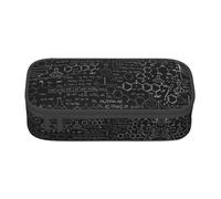 BREAUX Trousse à crayons unisexe avec impression abstraite, science chimie, sac de rangement polyvalent pour bureau, voyage ou maquillage
