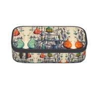 BREAUX Trousse à crayons unisexe avec imprimé chimie, sac de rangement polyvalent pour bureau, voyage ou maquillage
