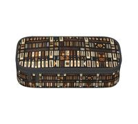 BREAUX Trousse à crayons unisexe avec imprimé tribal africain, sac de rangement polyvalent pour bureau, voyage ou maquillage