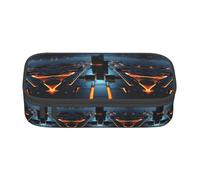 BREAUX Trousse à crayons unisexe avec papier peint cool, sac de rangement polyvalent pour bureau, voyage ou maquillage