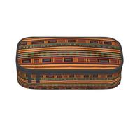 BREAUX Trousse à crayons unisexe avec tissage africain, sac de rangement polyvalent pour bureau, voyage ou maquillage